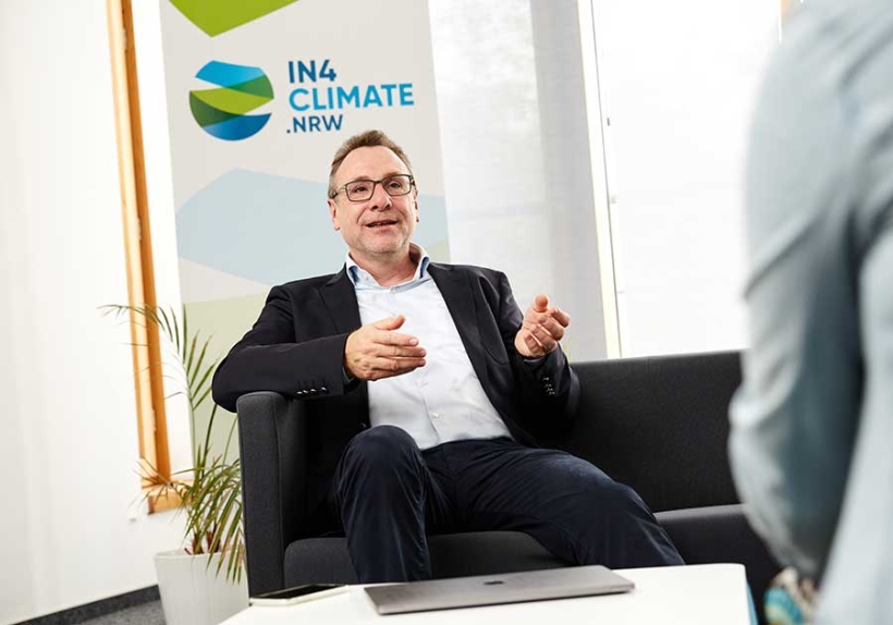 Samir Khayat, Geschäftsführer der Initiative IN4climate.NRW